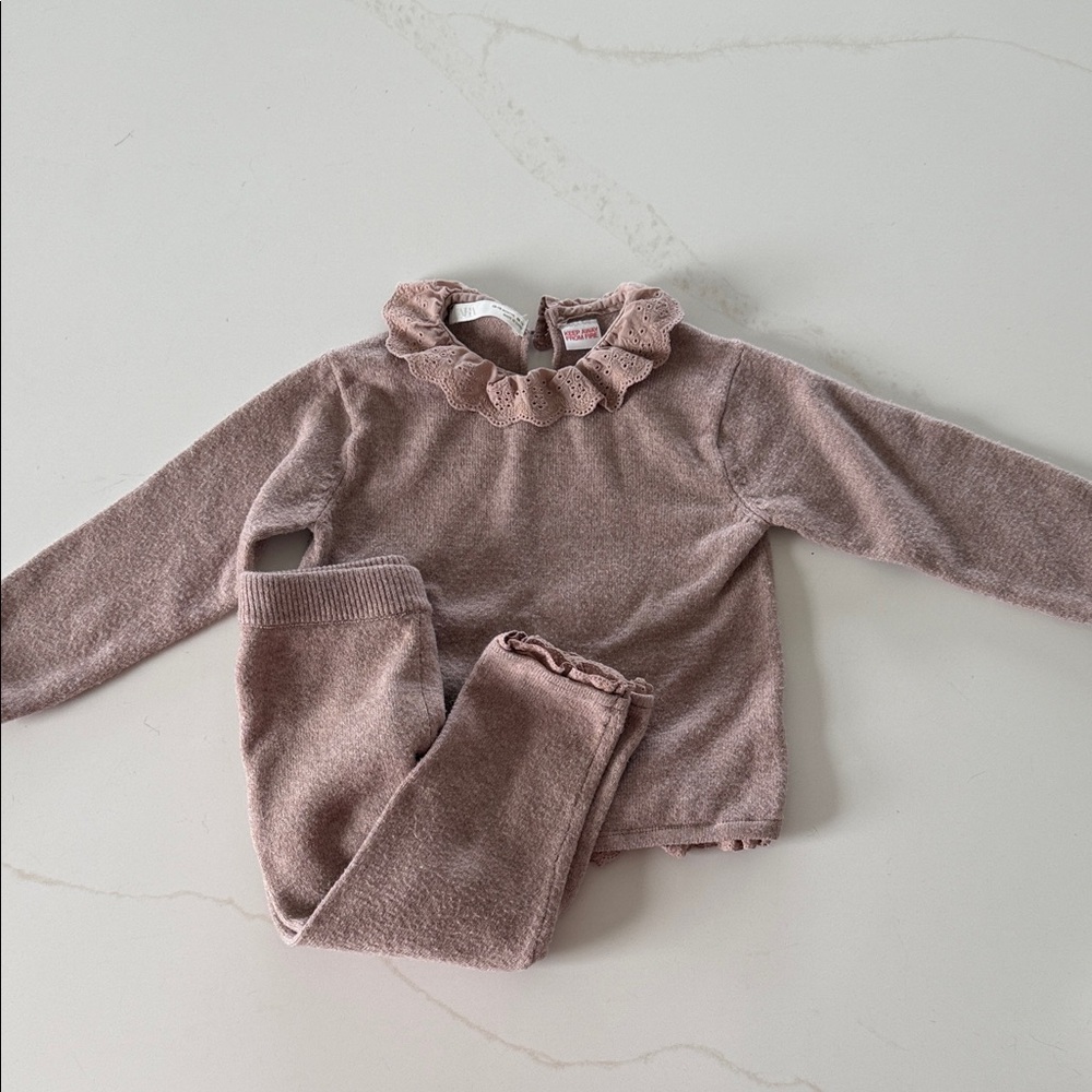 Zara toddler Sweater and Pants Set